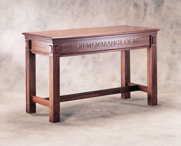 Stained Communion Table
