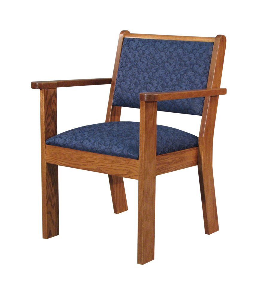 wooden stackable church chair