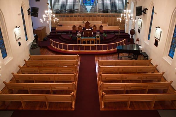Pews from Rear
